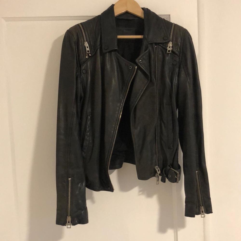 All Saints leather jacket